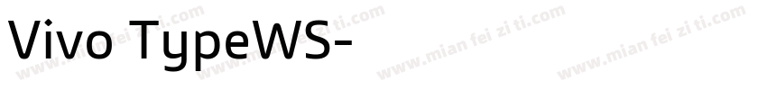 Vivo TypeWS字体转换